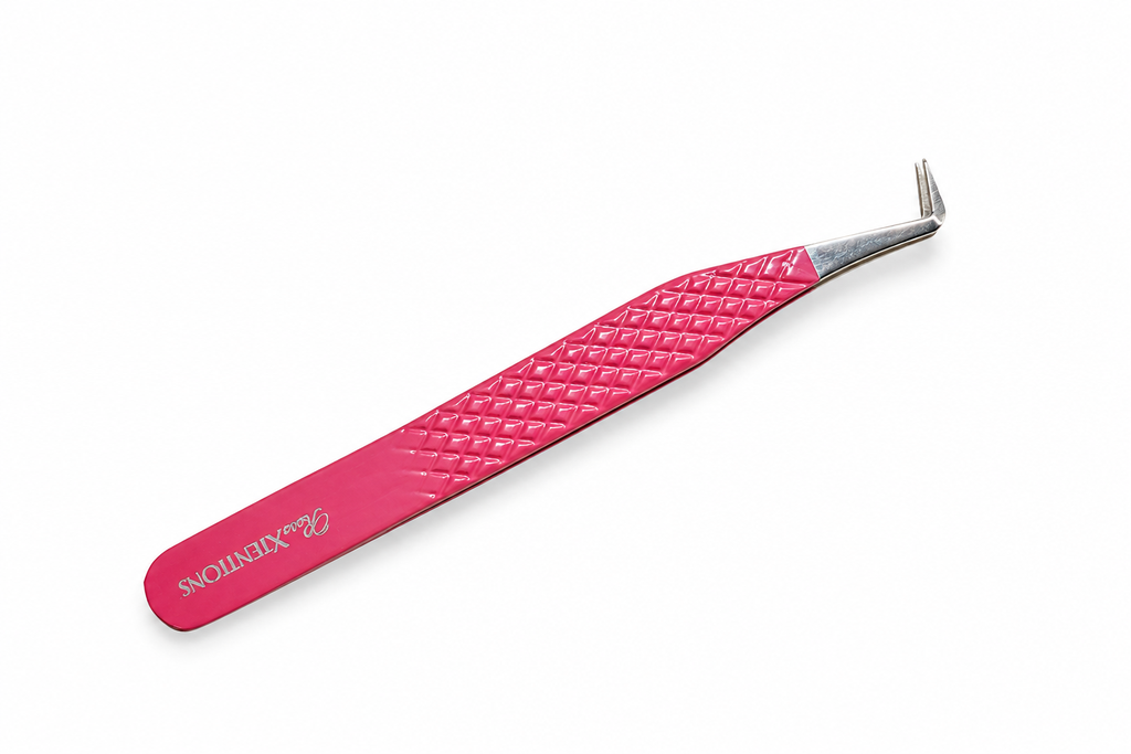 Pinces à cils 90 Boot Pink Grip